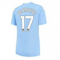 Fotbalové Dres Manchester City Kevin De Bruyne #17 Dámské Domácí 2023-24 Krátký Rukáv